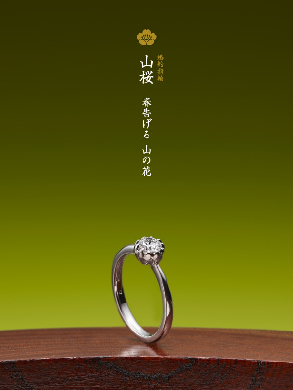 婚約指輪：山桜