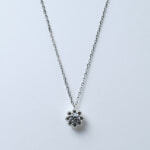 婚約ペンダント:たんぽぽ0.2ct